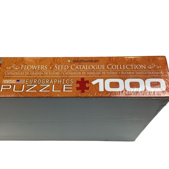 Eurographics Smithsonian Flowers Seed Catalogue Collection Jigsaw Puzzle - Picture 3 of 8